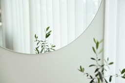 large mirror for small home area