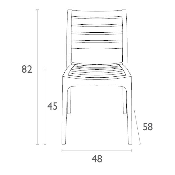 Ares Chair Dimensions