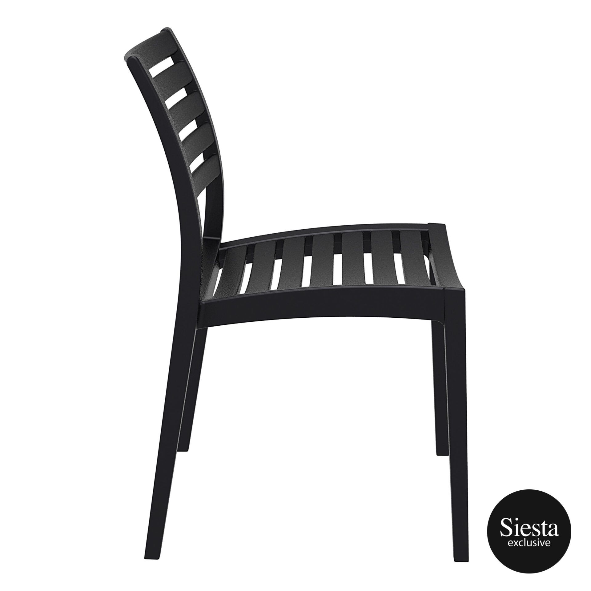 outdoor ares chair black side 1