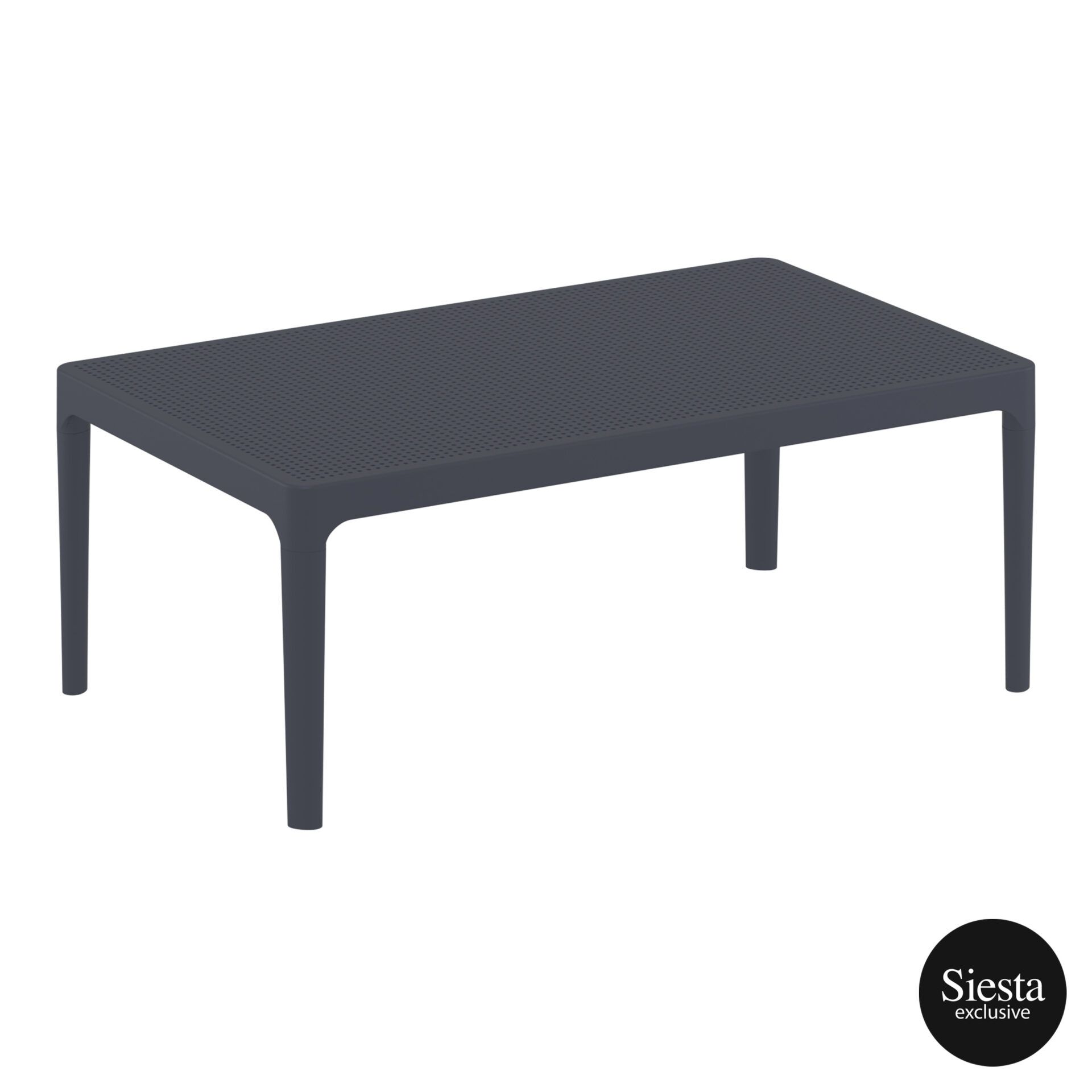 polypropylene outdoor sky lounge coffee table darkgrey front side 2