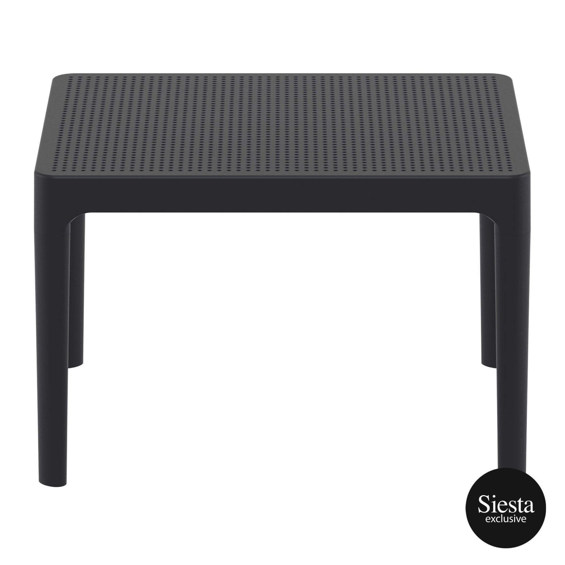 polypropylene outdoor sky side table black long edge 1