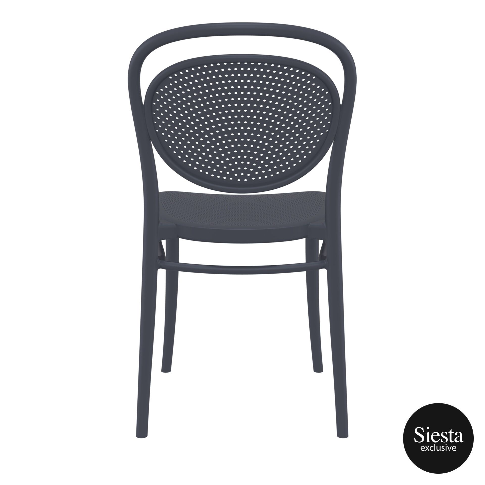 restaurant plastic dining marcel chair darkgrey back 2