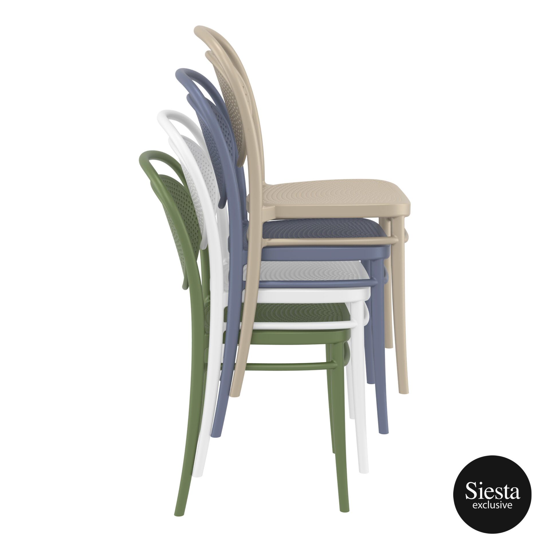 restaurant plastic dining marcel chair stack 2