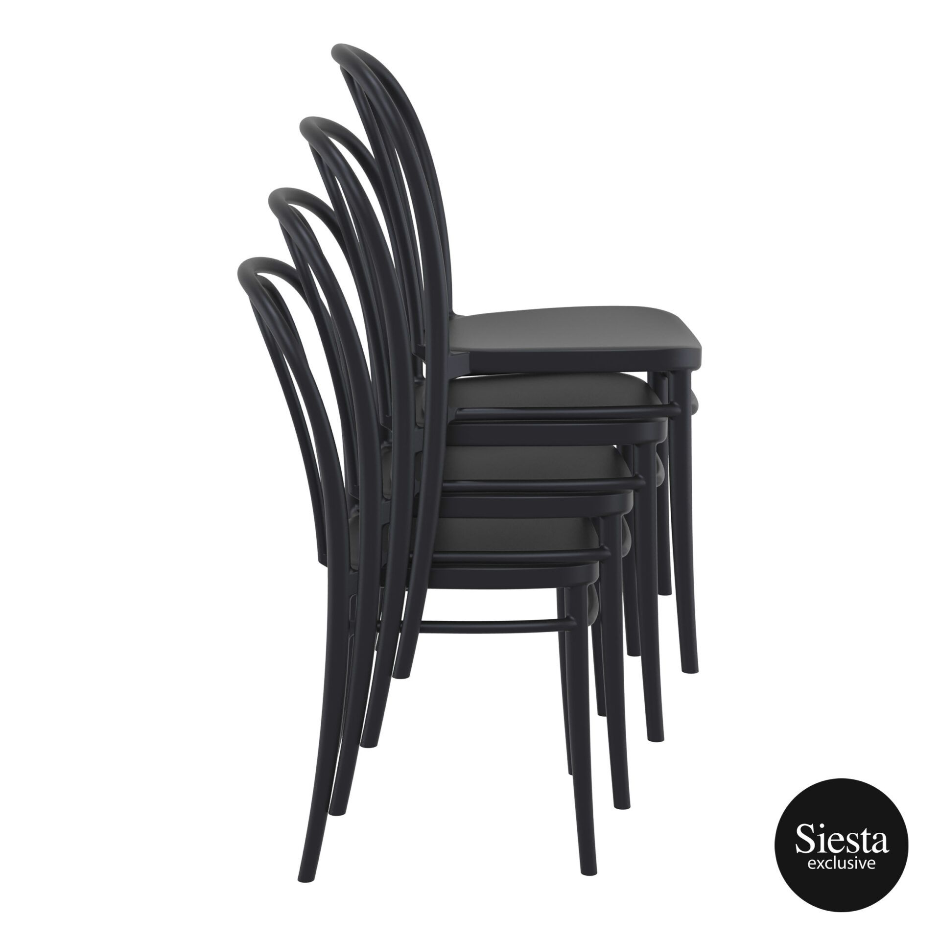 restaurant seating polypropylene victor chair stack 1 1