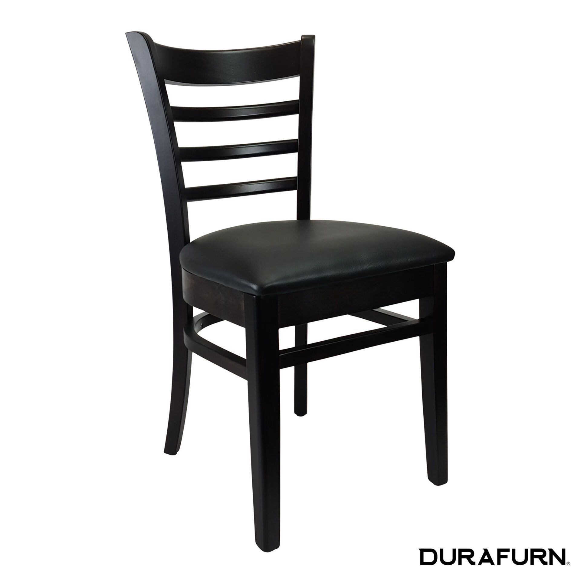florence chair wenge black cushion front side