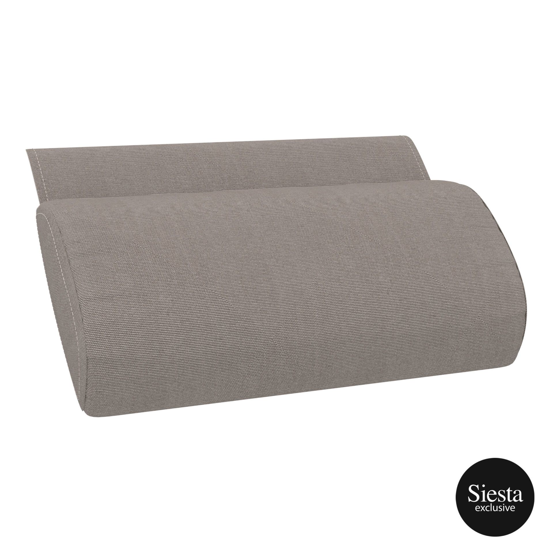outdoor polypropylene slim sunlounger pillow cushion brown pillow cushion