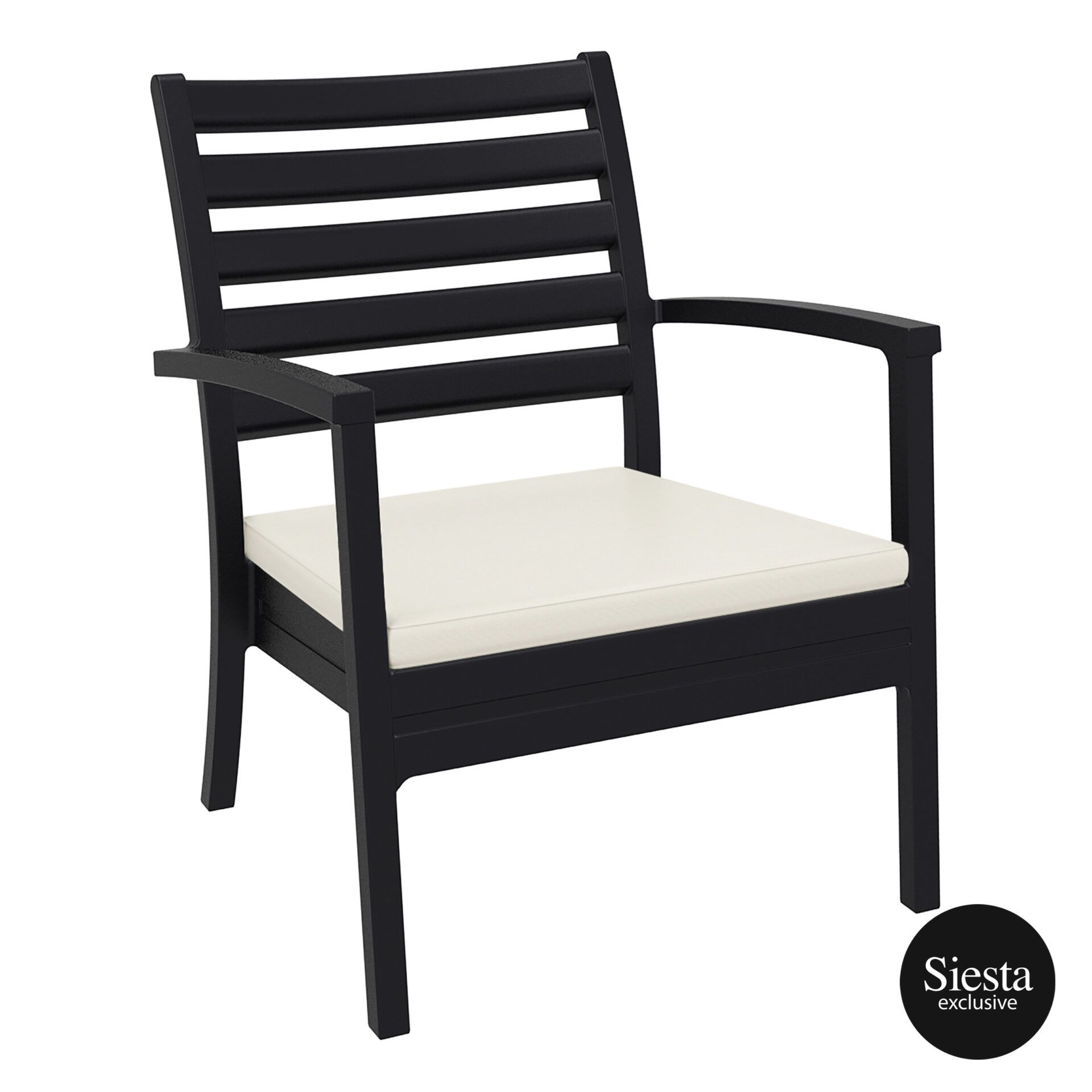 Artemis Xl Seat Cushion beige black front side