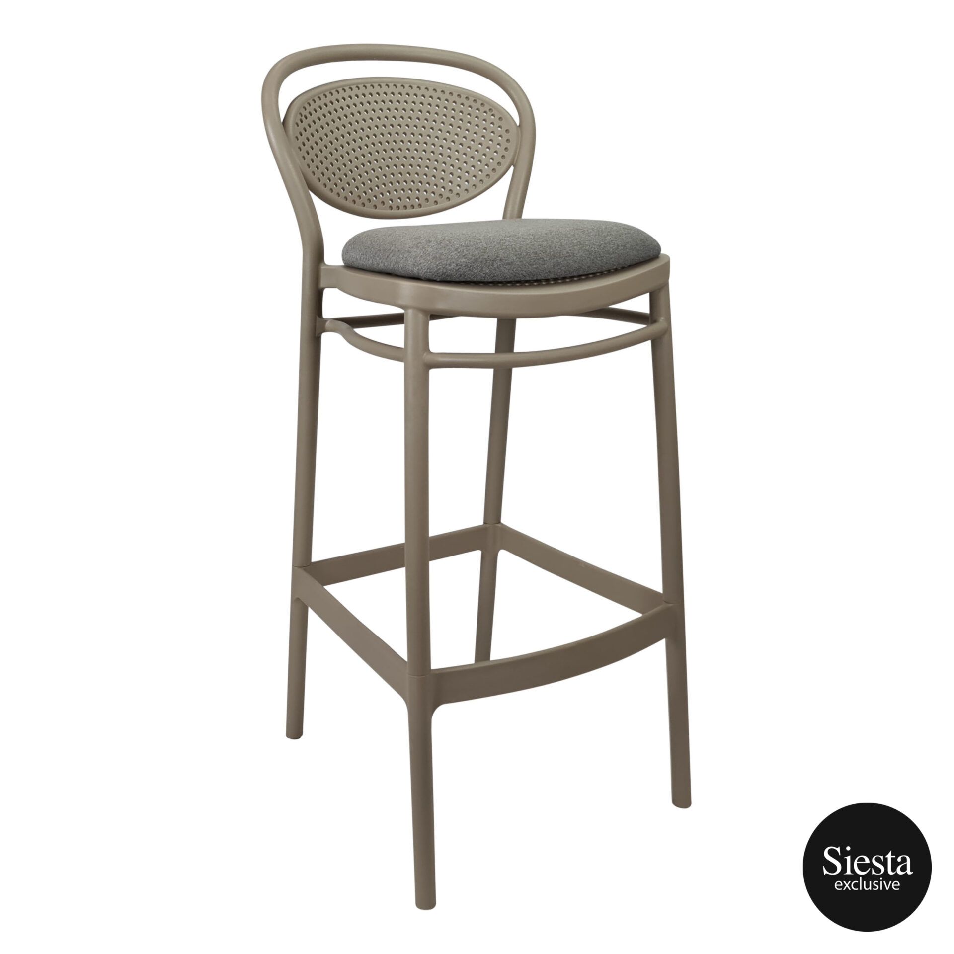 marcel barstool 75 taupe c3a
