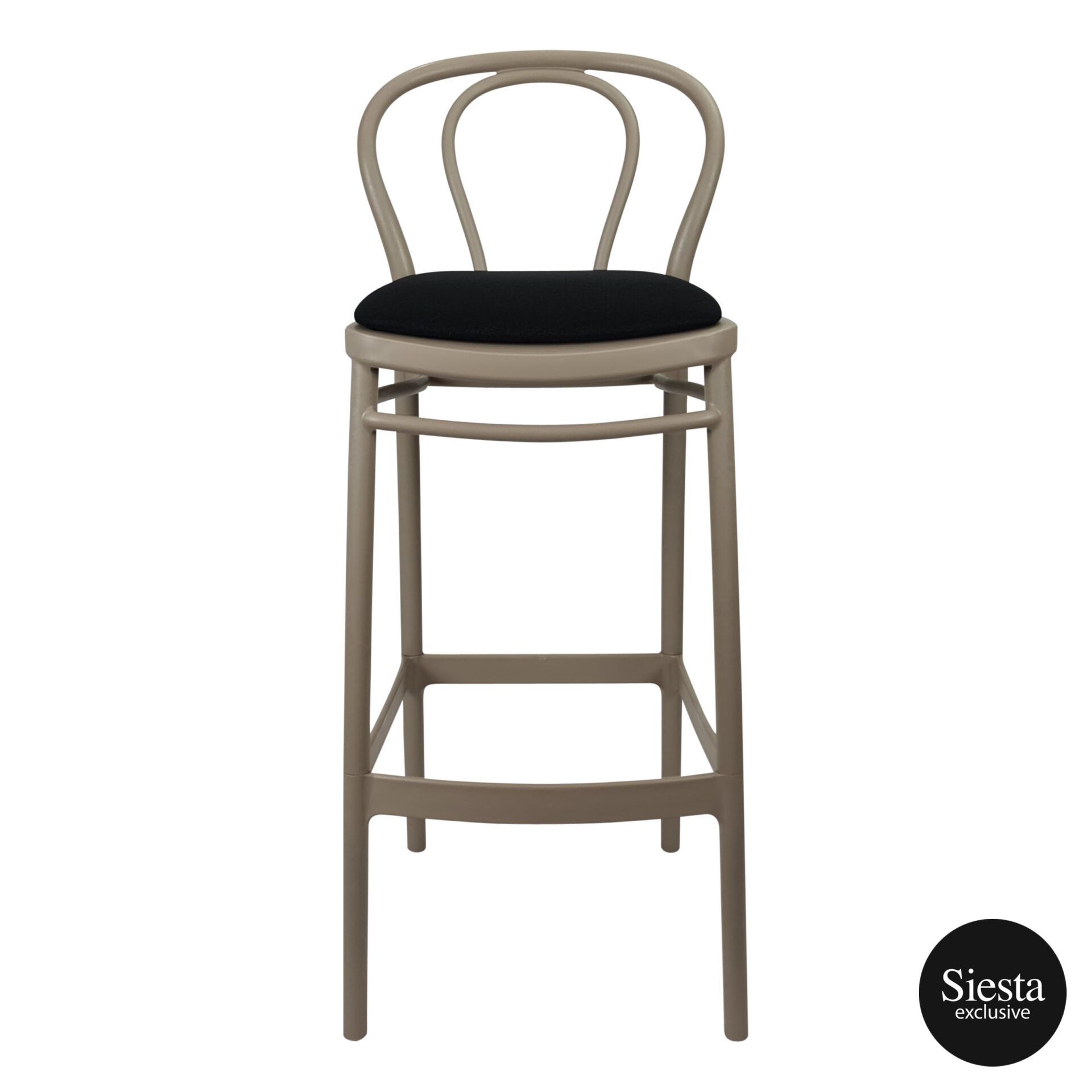 victor barstool 75 taupe c1