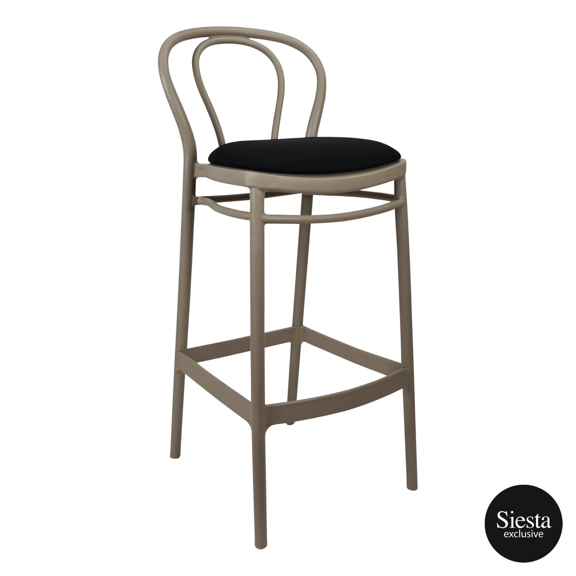 victor barstool 75 taupe c1a