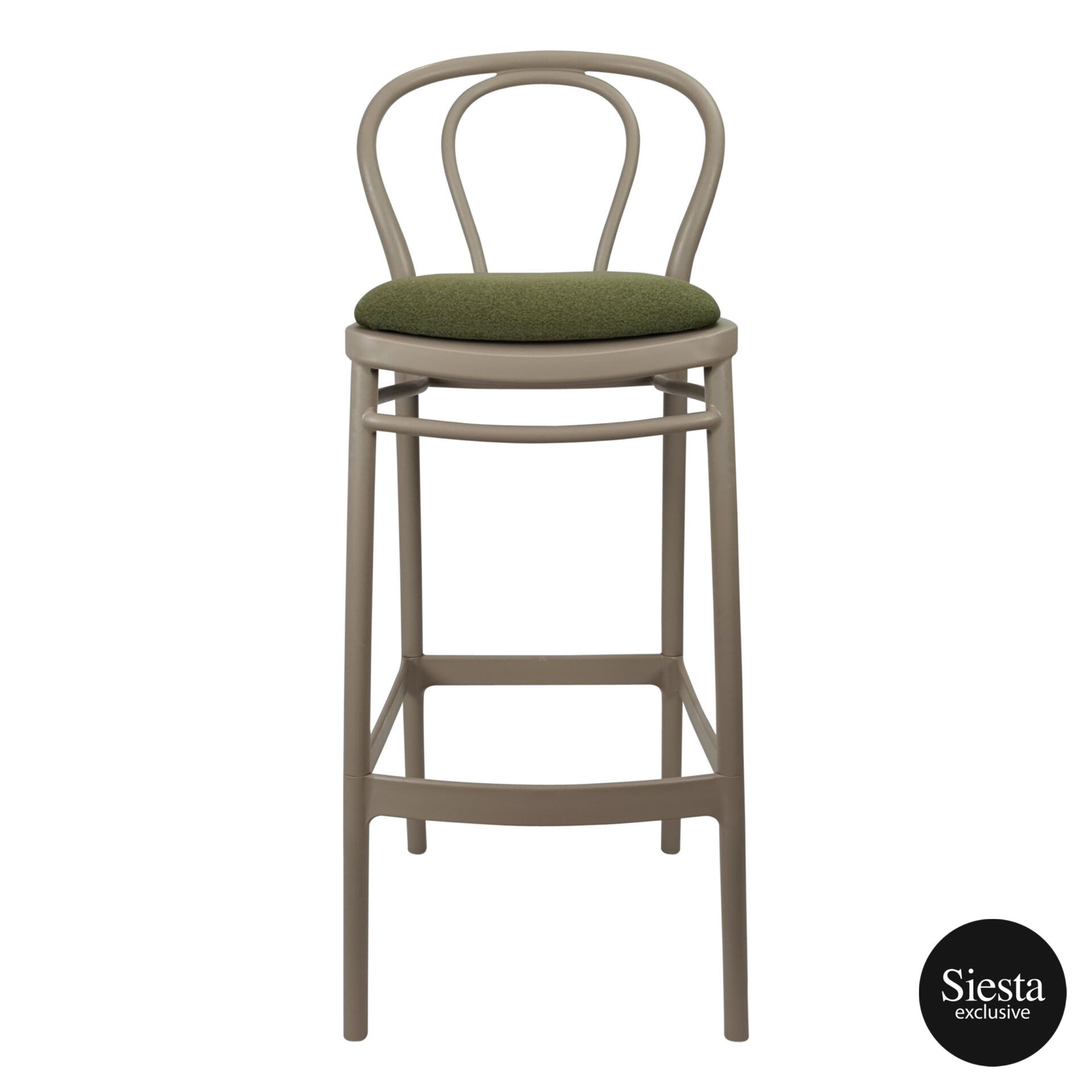 victor barstool 75 taupe c2