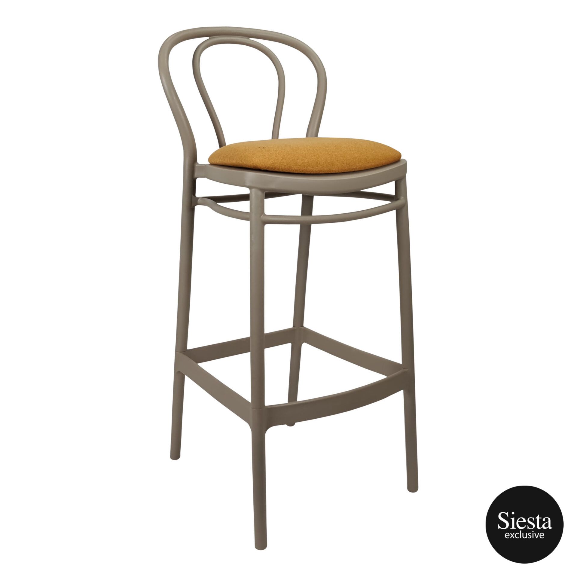 victor barstool 75 taupe c3a