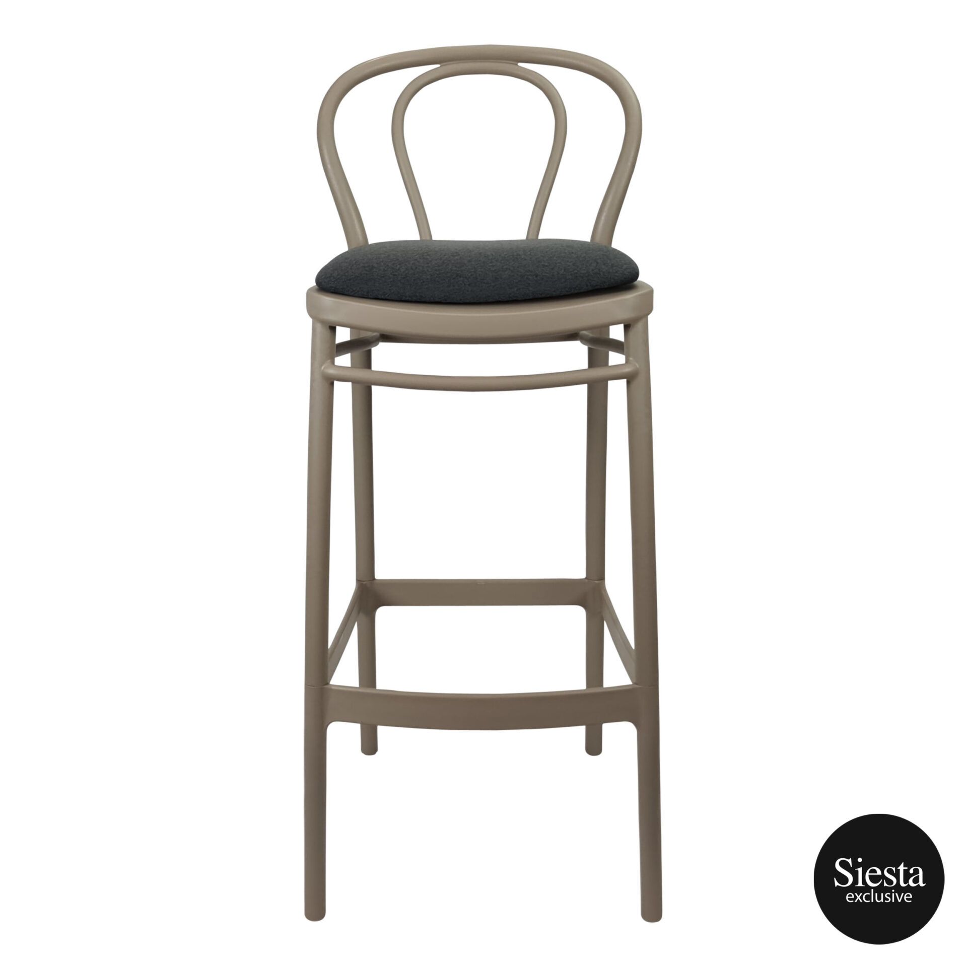 victor barstool 75 taupe c4