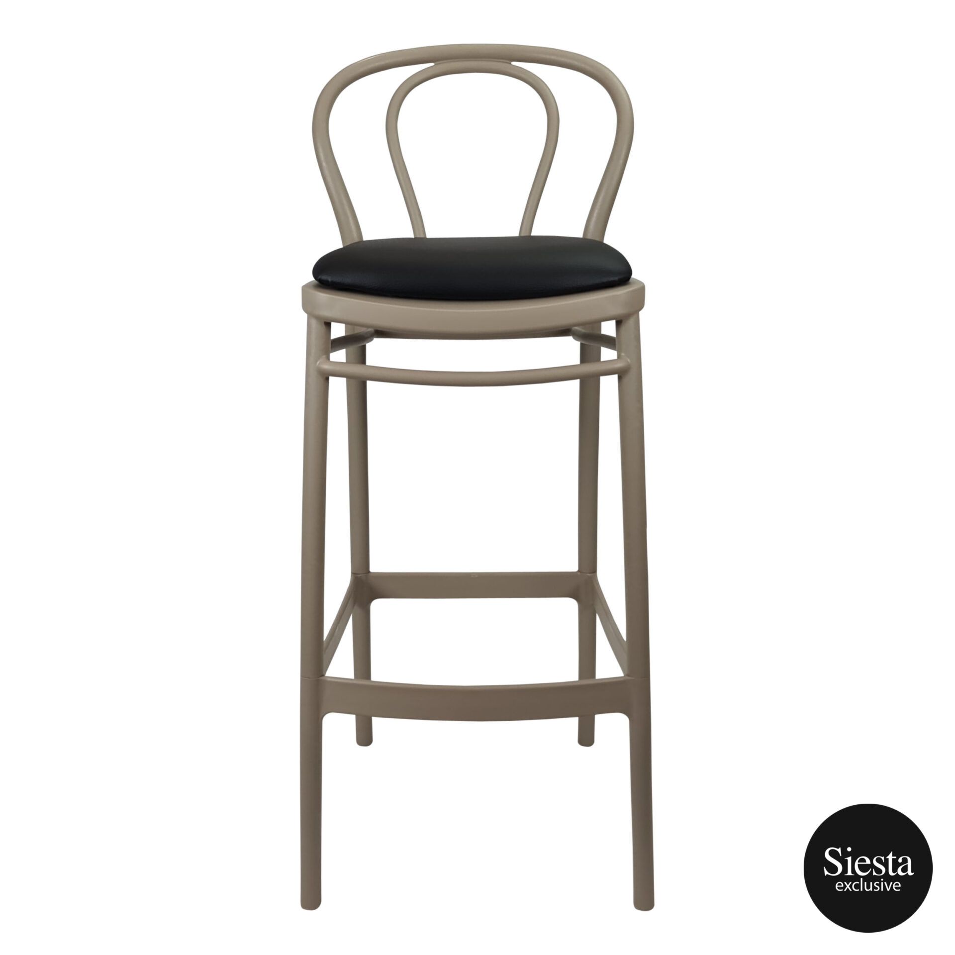 victor barstool 75 taupe c6