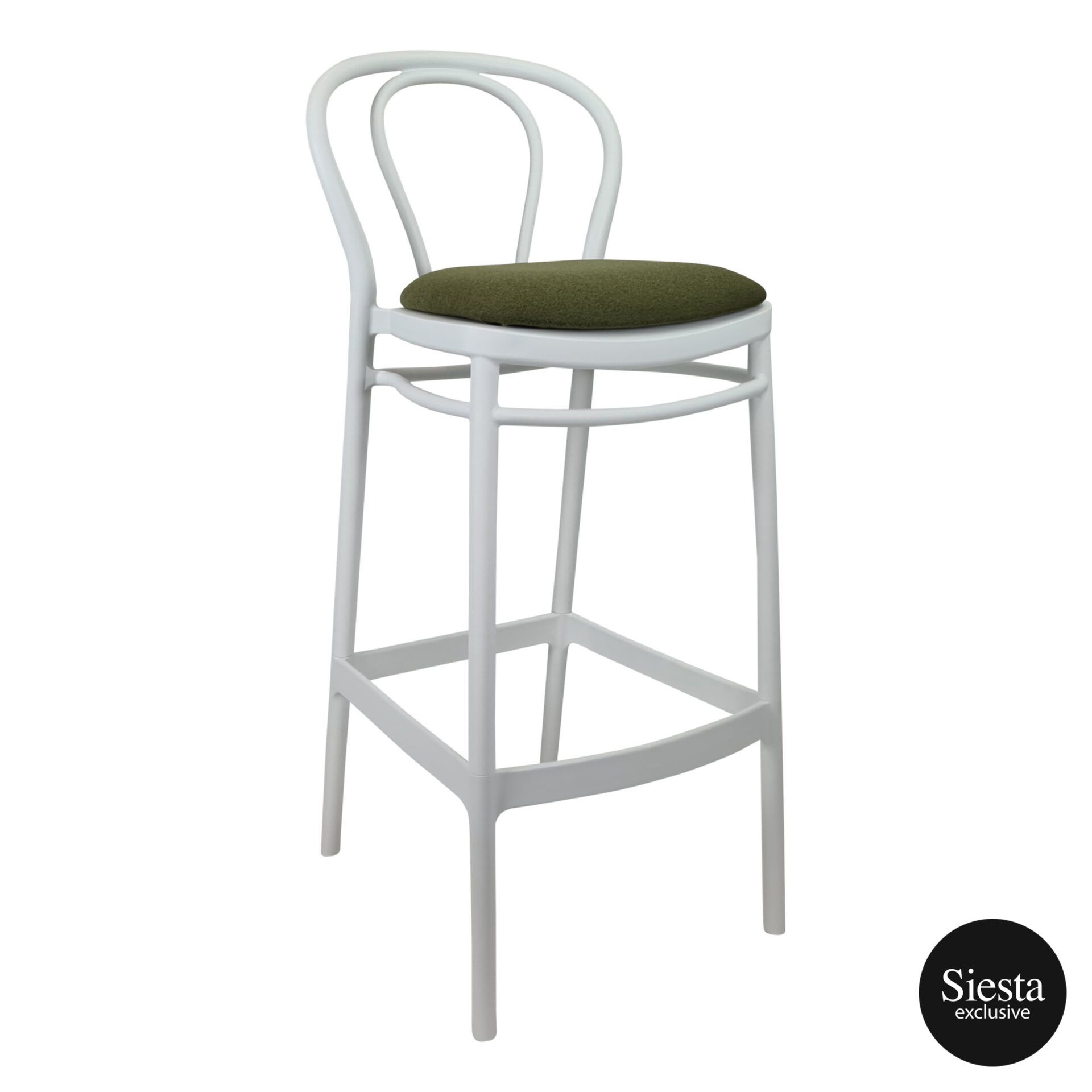 victor barstool 75 white c2a