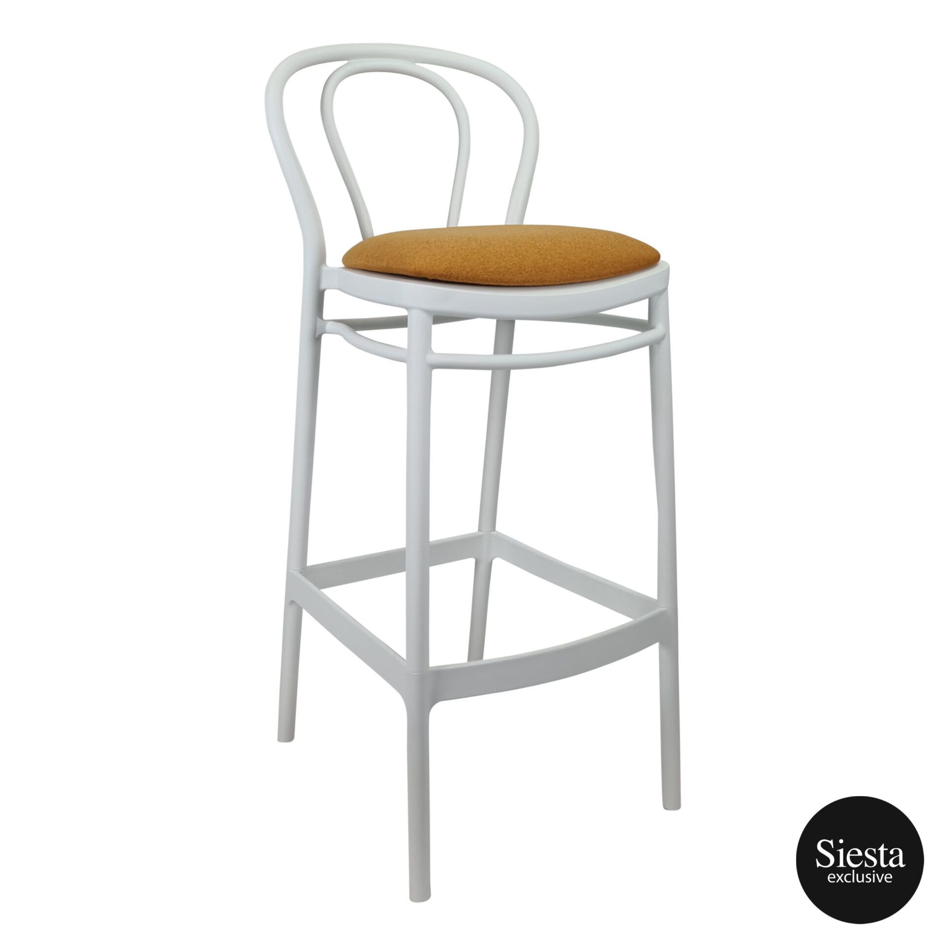 victor barstool 75 white c3a