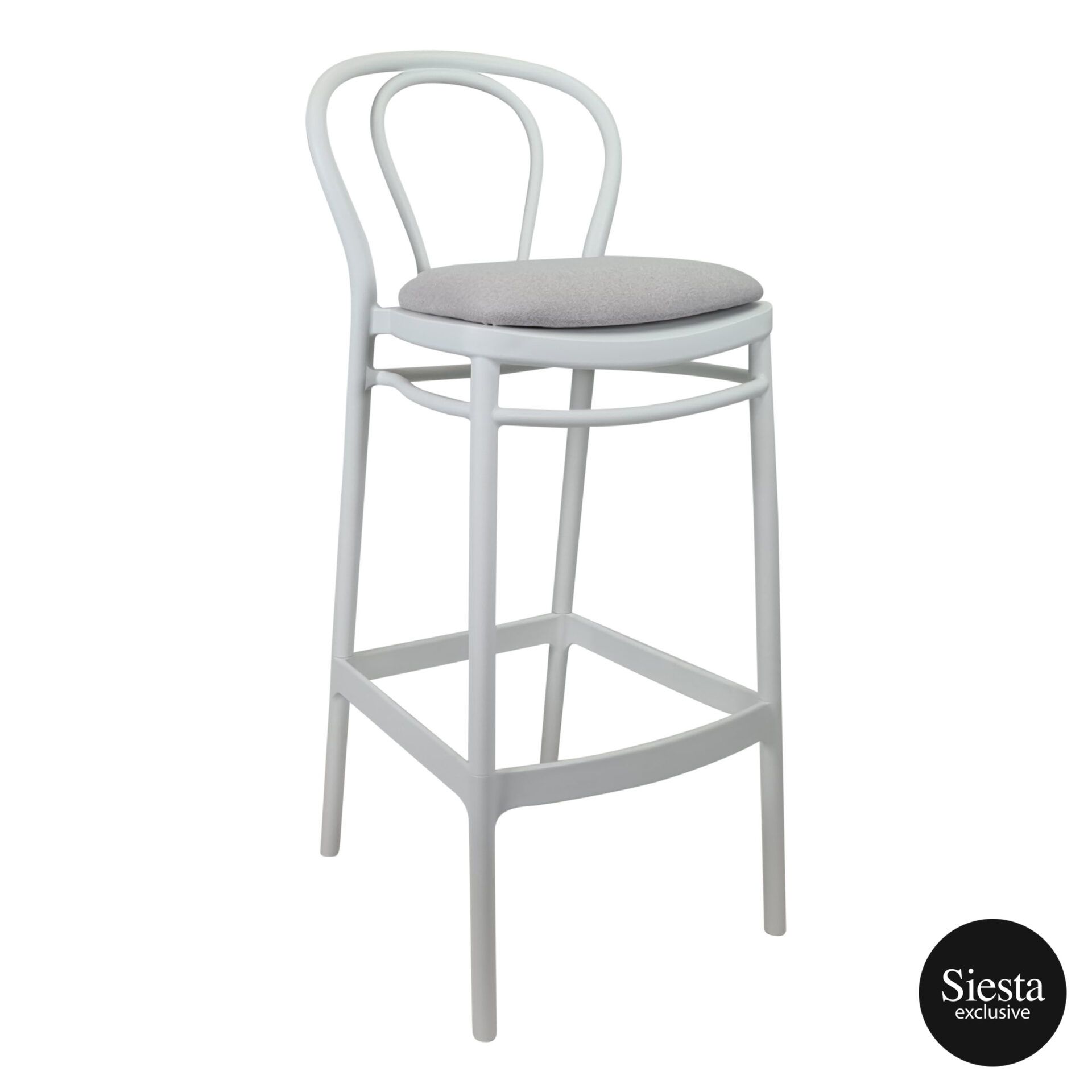 victor barstool 75 white c7a