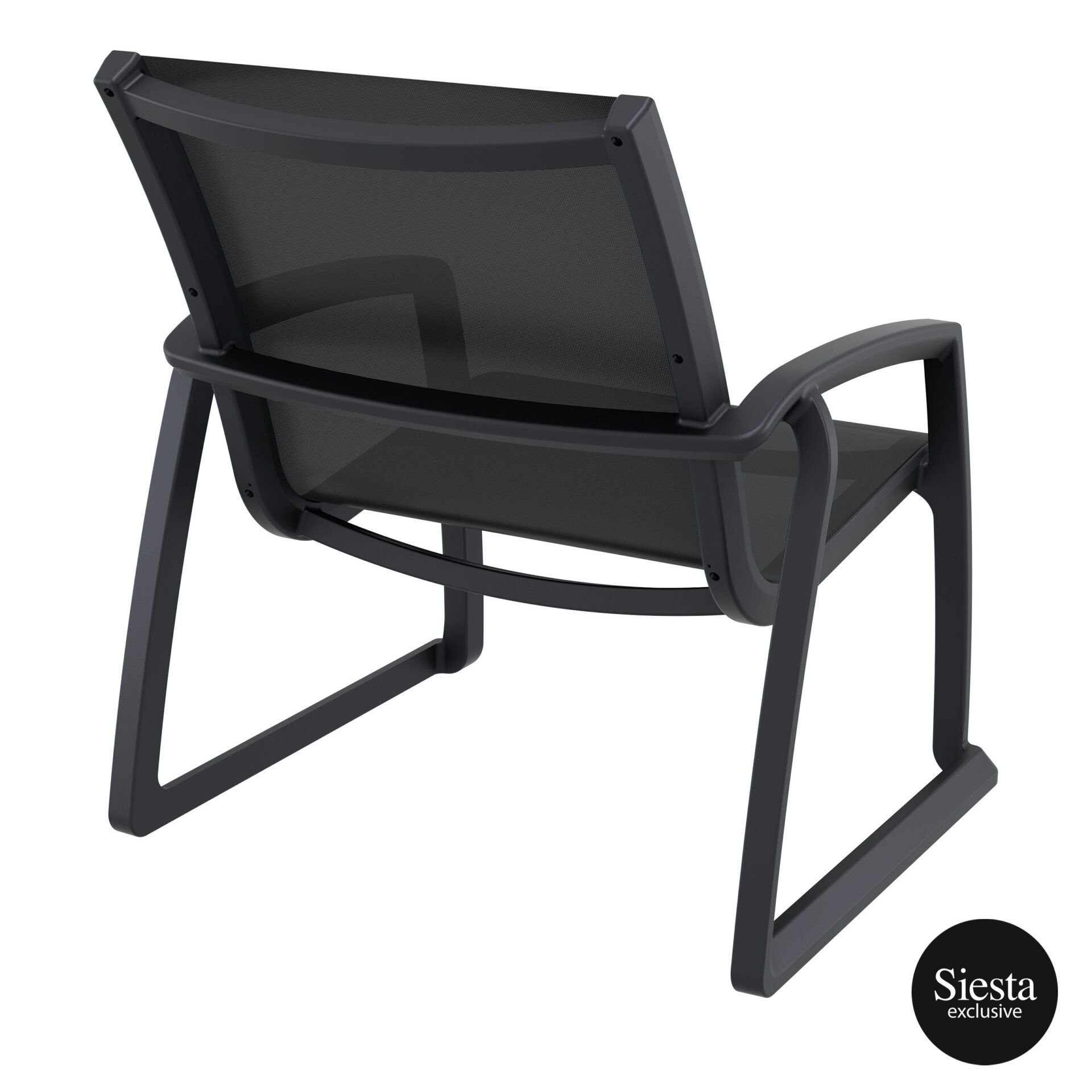 002 pacific lounge armchair black black back side