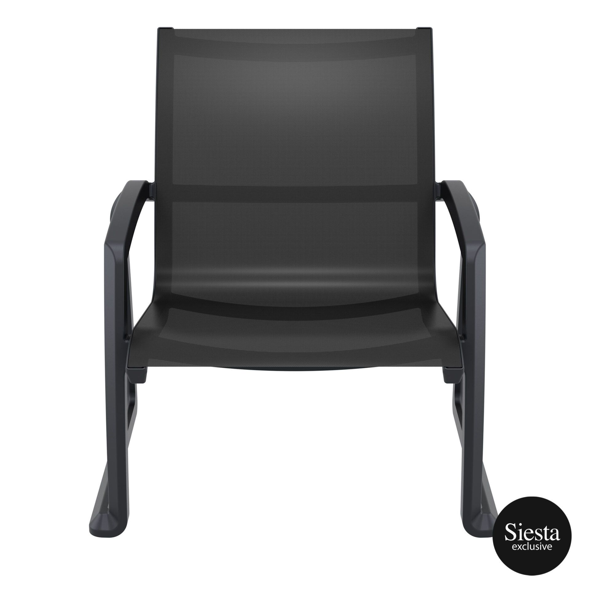 003 pacific lounge armchair black black front