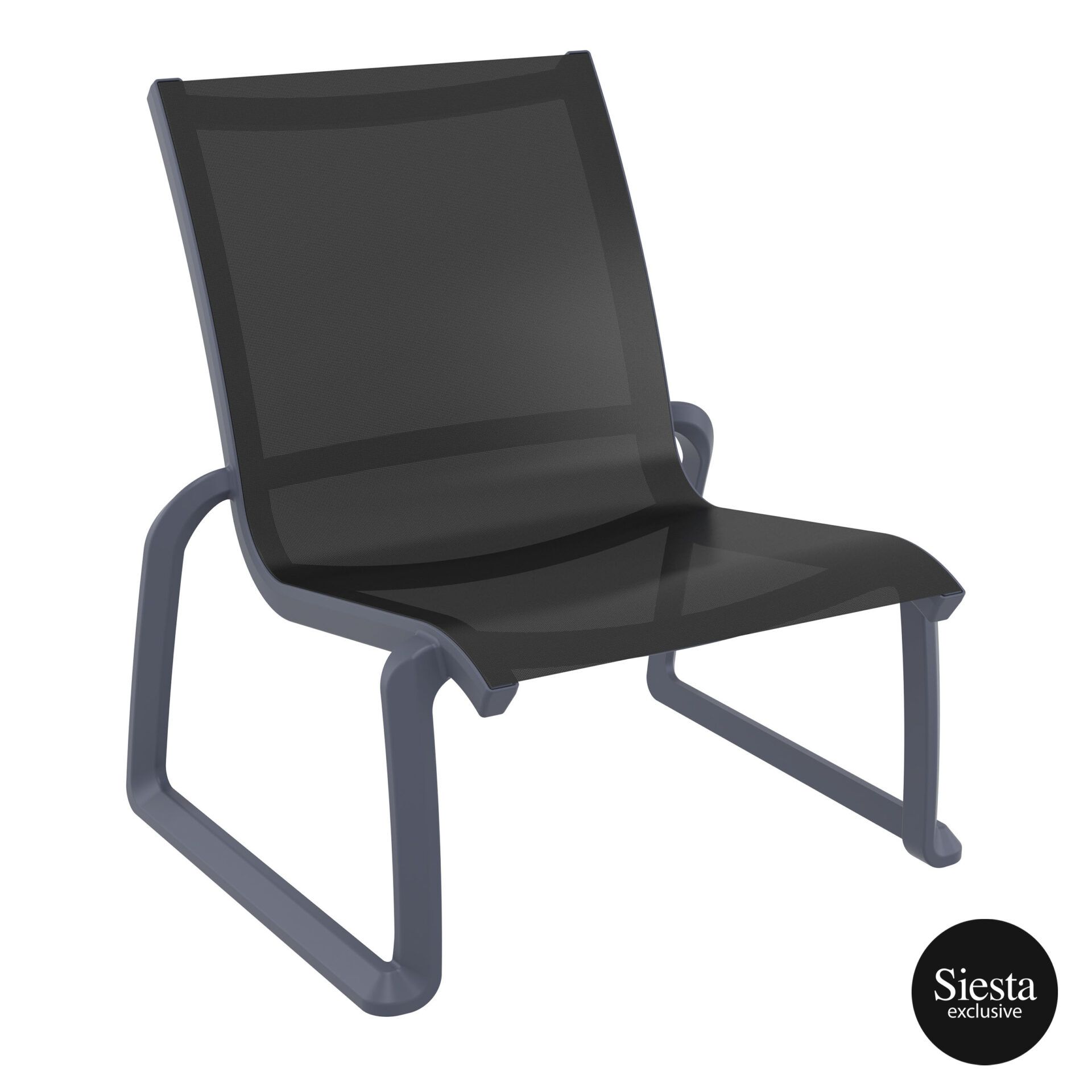 009 pacific lounge chair darkgrey black front side 2