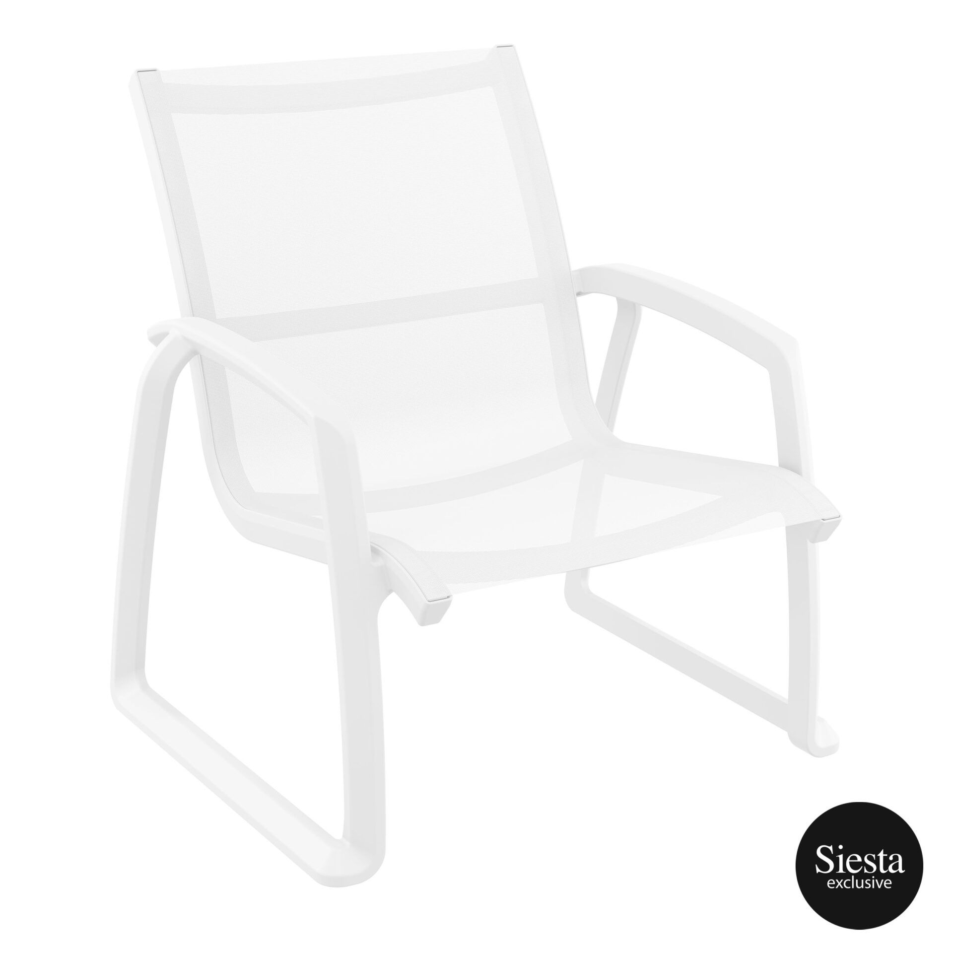 019 pacific lounge armchair white white front side