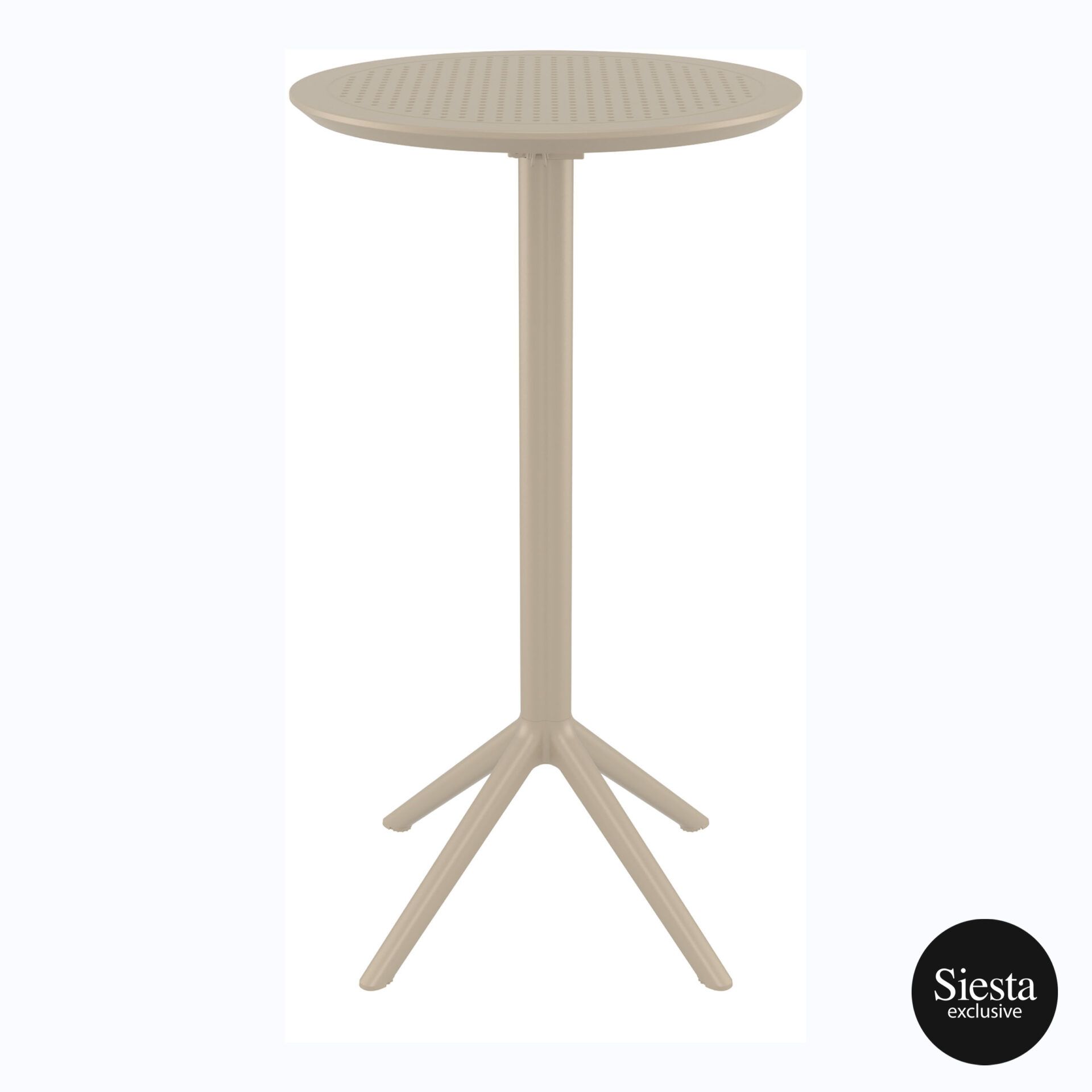017 sky folding table bar 60 Y taupe front