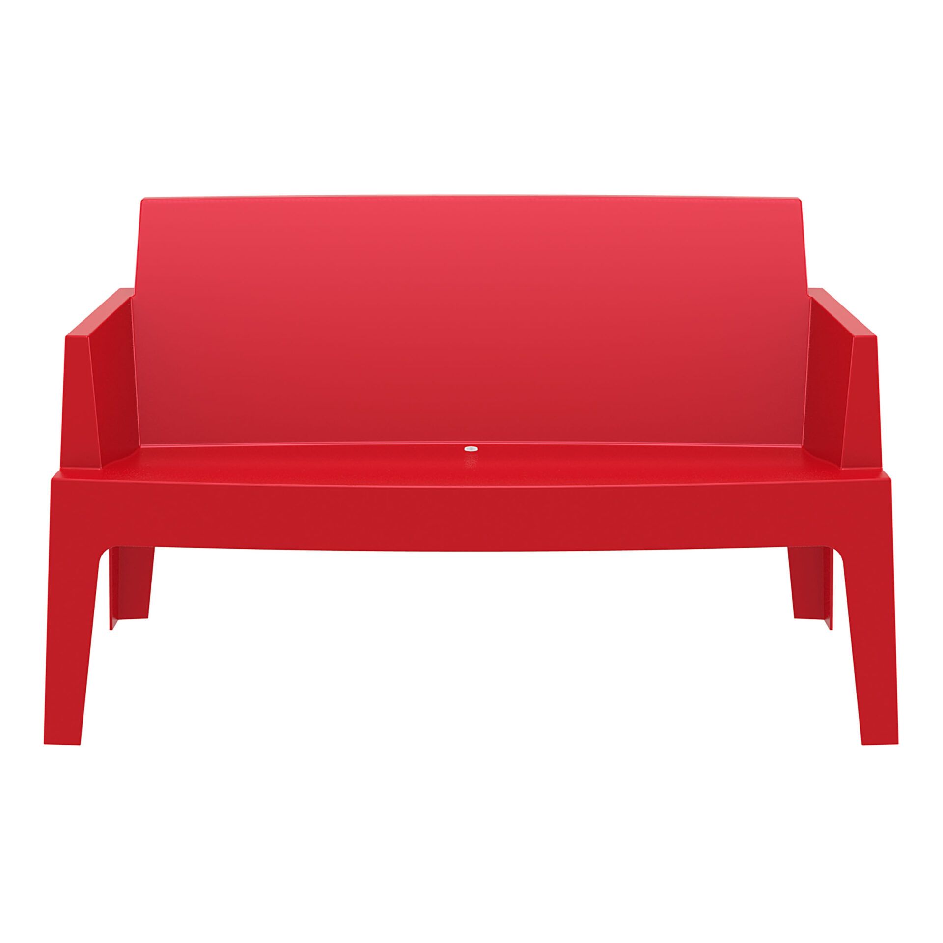023 box sofa red front