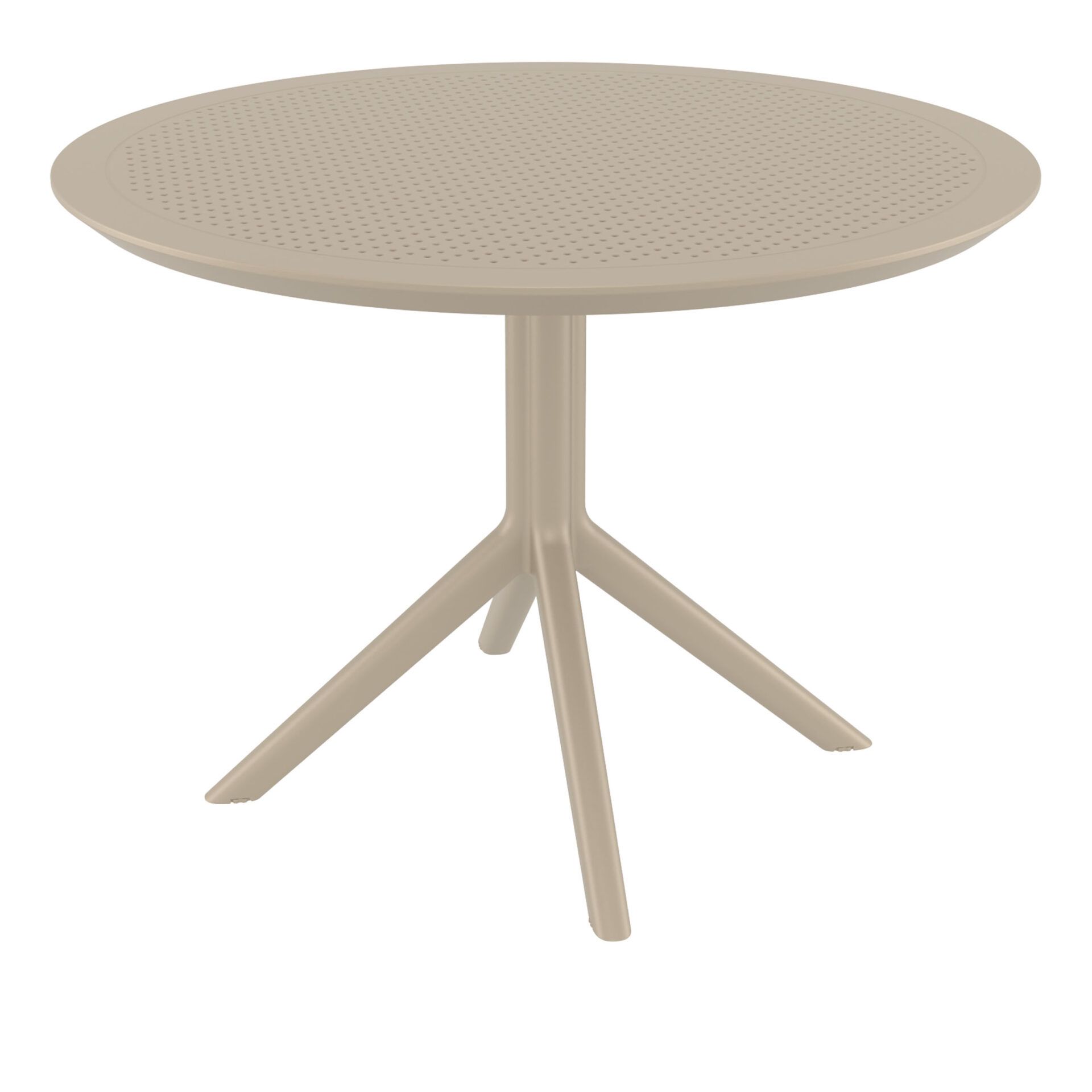 008 sky table 105 taupe front side
