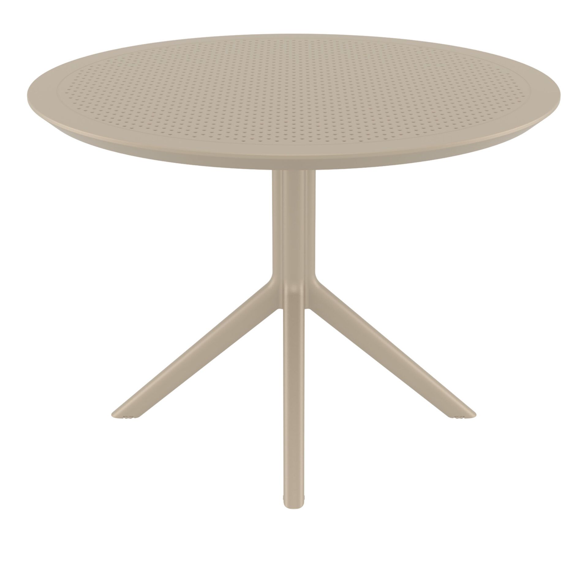 009 sky table 105 taupe side