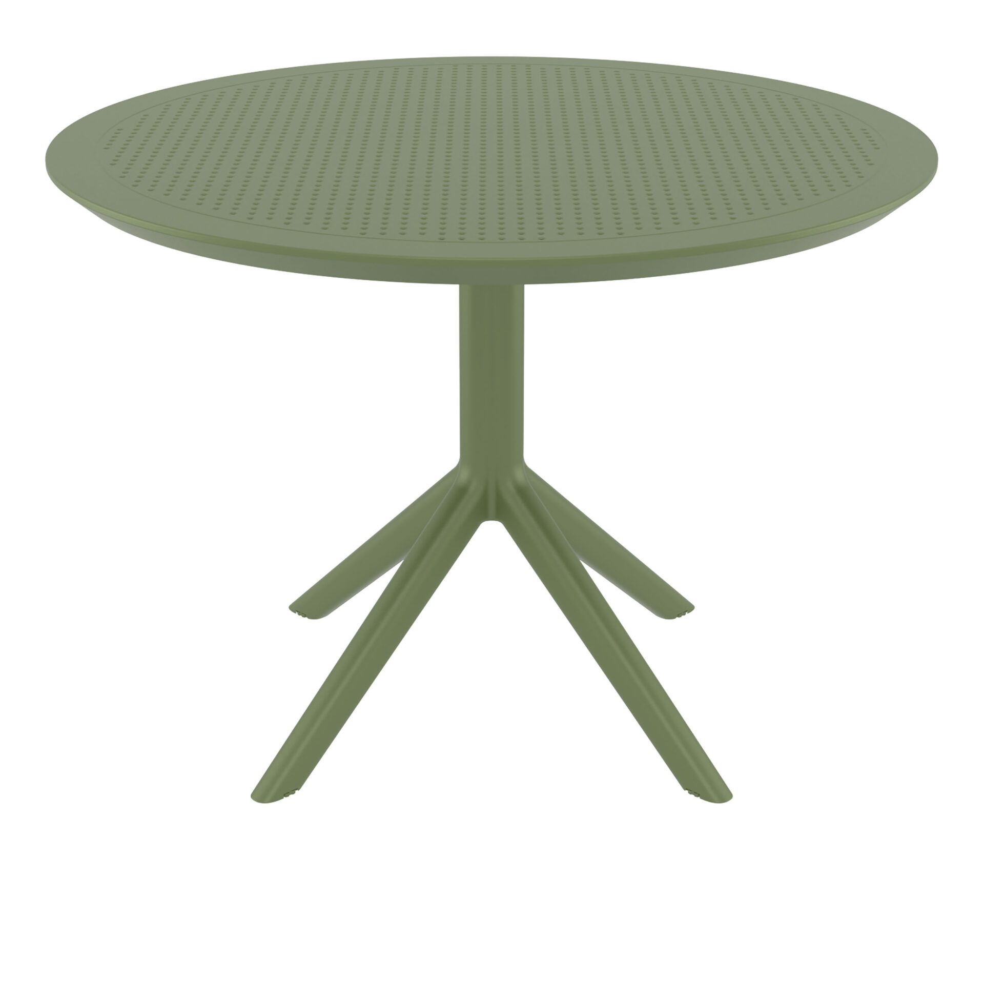 013 sky table 105 olive green front