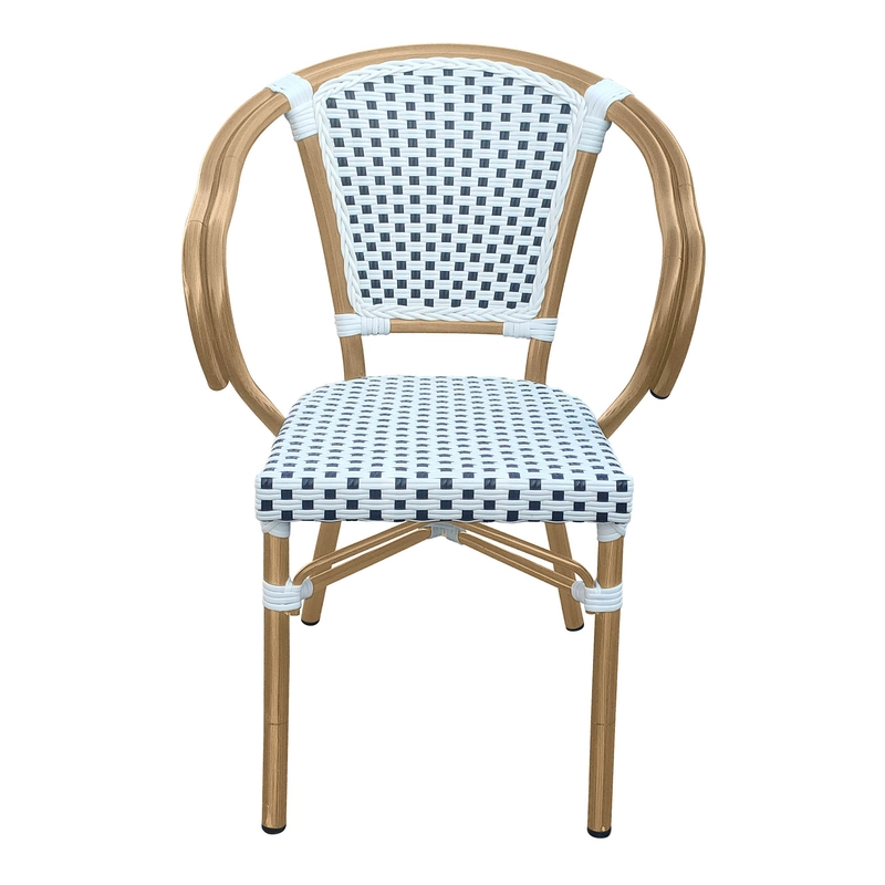 Eiffel Arm Chair Cheque Pattern Front 1